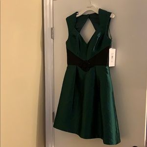 Theia Green dress NWT